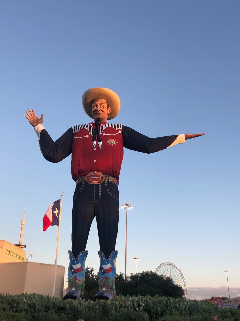 statue of a cowboy